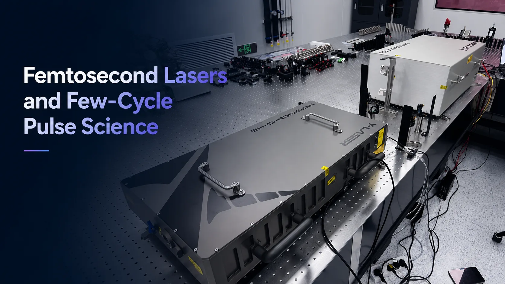 Femtosecond Lasers AND FEW Cycle Pulse Science