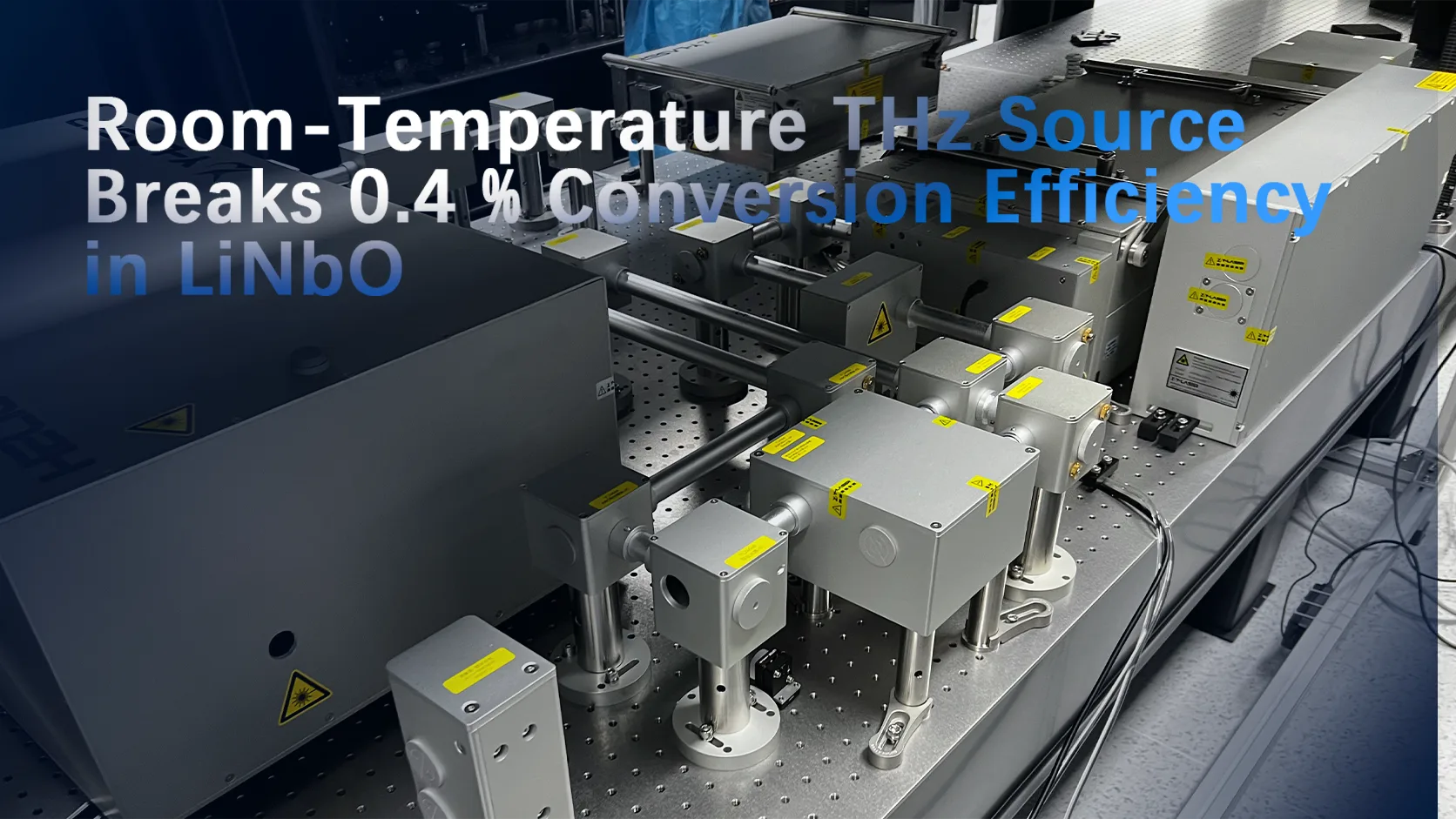 Room Temperature THZ Source Breaks 0.4 % Conversion Efficiency IN LiNbO₃ Y LASER HELIOS 20W HE Enables MJ Class Short Pulse Pumping AT 10 KHZ