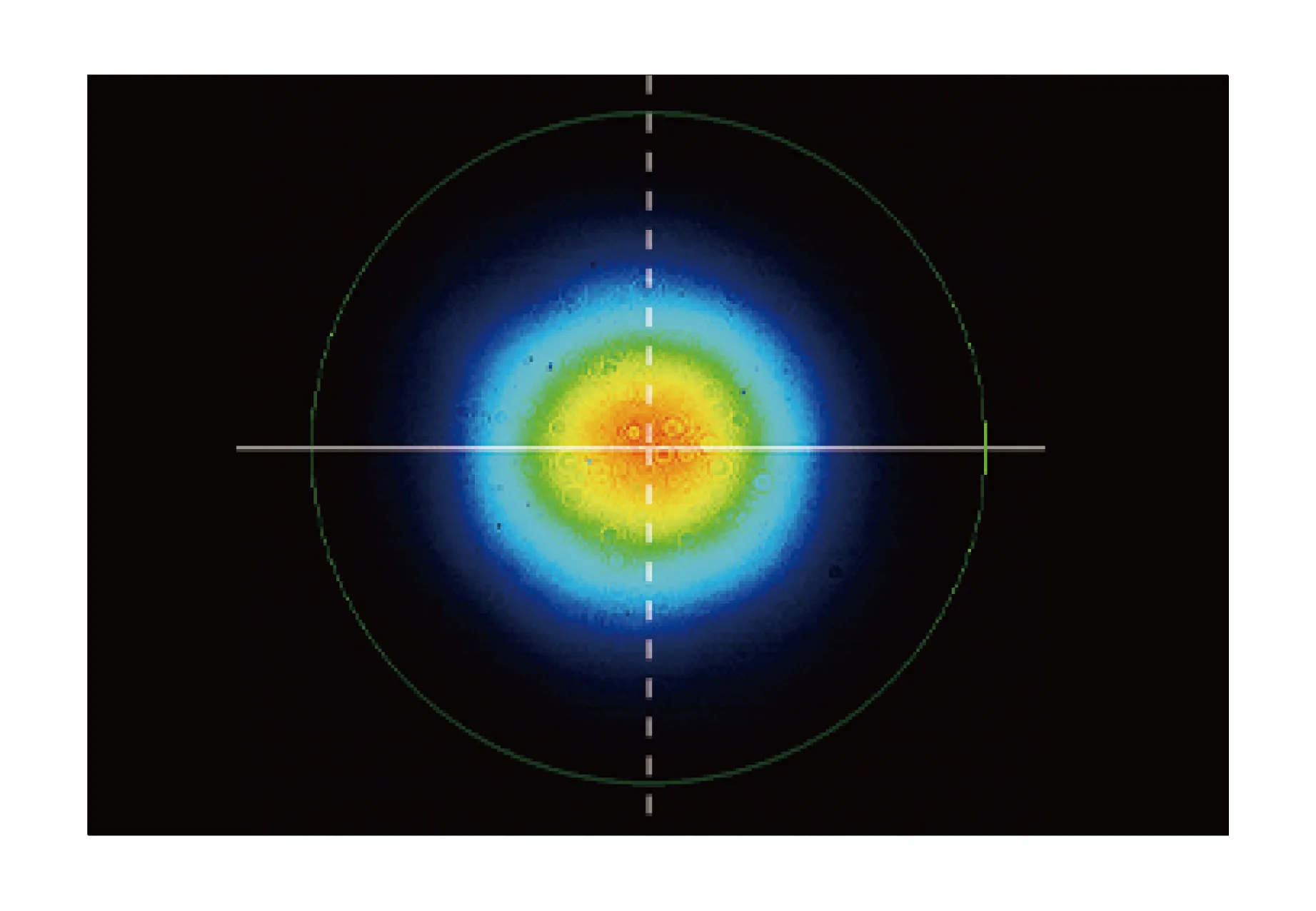 HELIOS HP Typical Near-Field Beam Profile